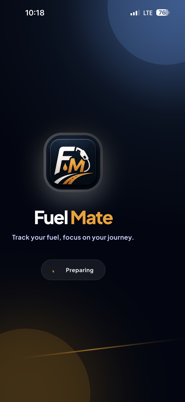 Fuel Mate splash screen